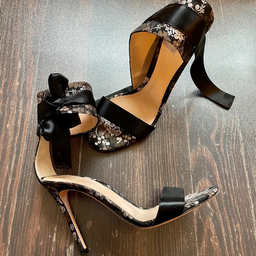 Gianvito Rossi Issa floral jacquard sandals - Picture 3 of 6